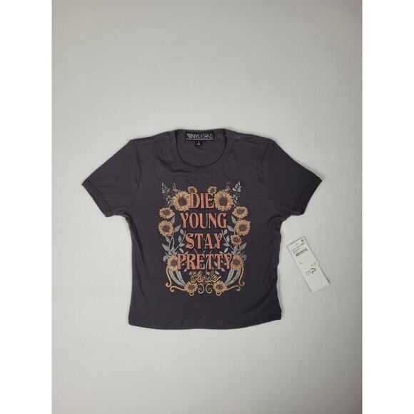 The Vinyl Icons Blondie Die Young Stay Pretty Graphic T-shirt Size Small - Picture 2 of 4